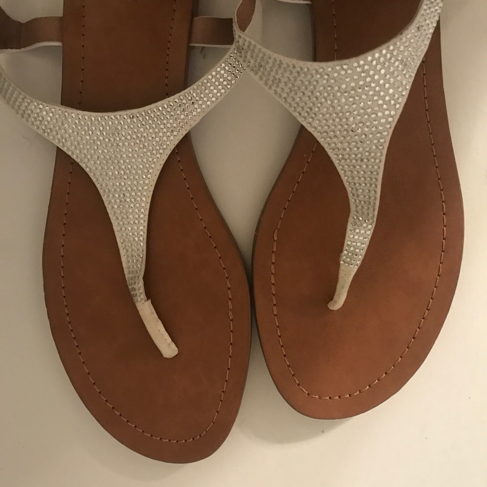 Target white sandals